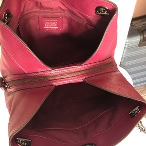 NWT Pebble Turlock Edie Dark Berry Coach Purse